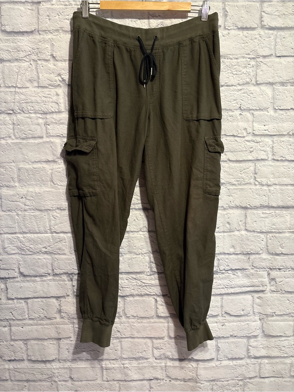 Community Artizia Olive Green Cargo Jogger Pants Medium